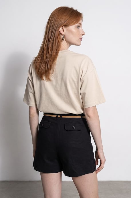 Übergroßes Baumwoll-Crewneck-T-Shirt - Image 2