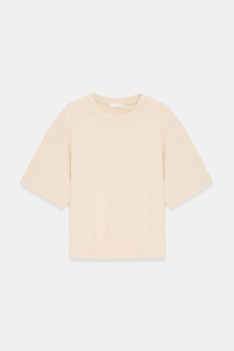 Übergroßes Baumwoll-Crewneck-T-Shirt - Image 5