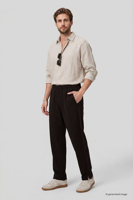 Herren Viskose-Mischung Sweatpants - Image 1