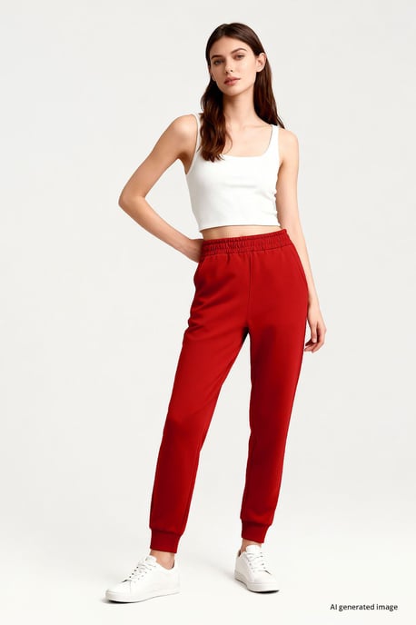Damen Baumwoll-Mischung Sweatpants - Image 3