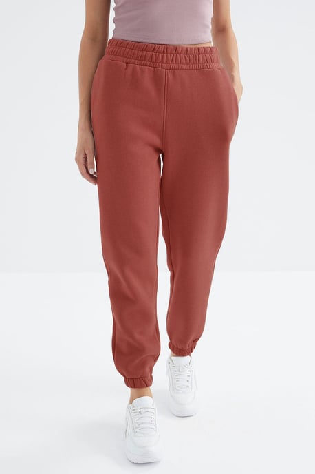 Hochtaillierte Fleece-Jogginghose für Damen - Image 3