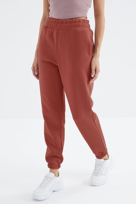 Hochtaillierte Fleece-Jogginghose für Damen - Image 5