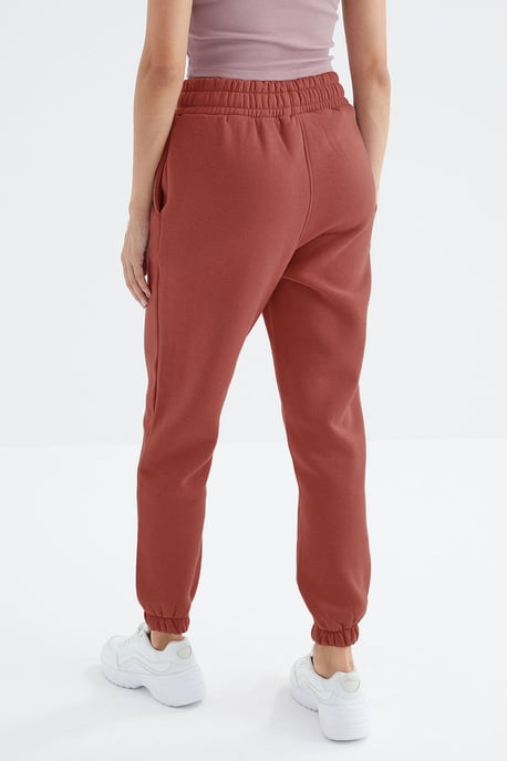 Hochtaillierte Fleece-Jogginghose für Damen - Image 6