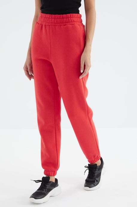 Hochtaillierte Fleece-Jogginghose für Damen - Image 2