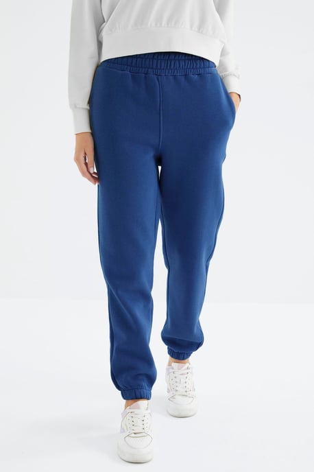 Hochtaillierte Fleece-Jogginghose für Damen - Image 2