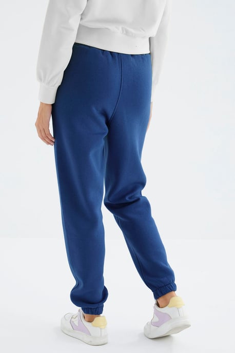 Hochtaillierte Fleece-Jogginghose für Damen - Image 5