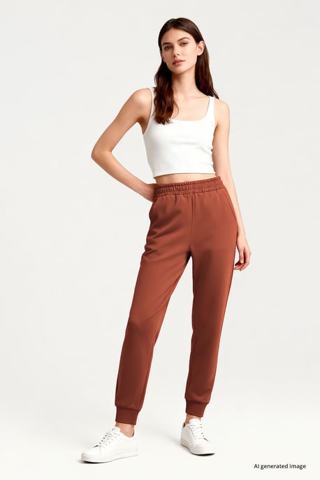 Damen Baumwoll-Mischung Sweatpants - Image 3