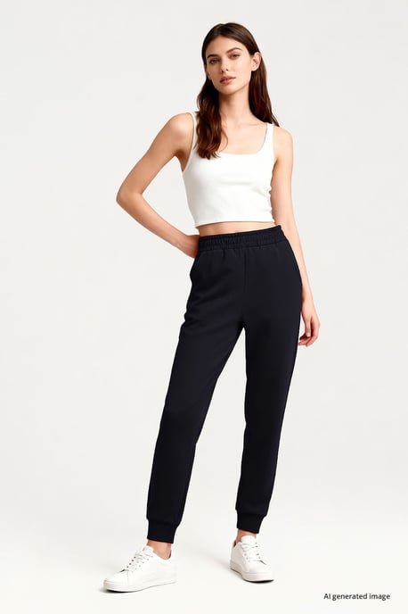 Damen Baumwoll-Mischung Sweatpants - Image 3