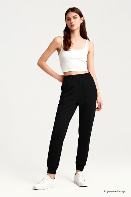 Damen Baumwoll-Mischung Sweatpants - Image 3