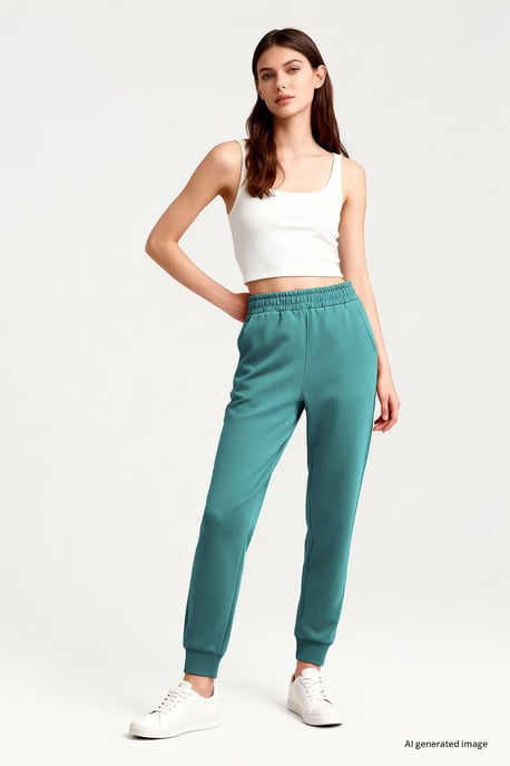 Damen Baumwoll-Mischung Sweatpants - Image 3