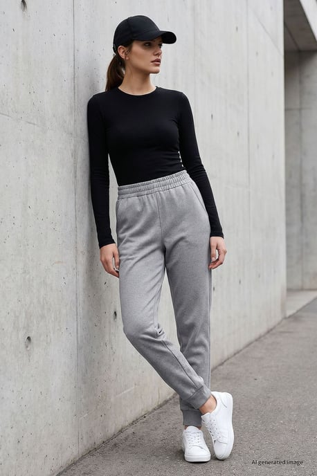Damen Baumwollmischung Sweatpants - Image 1
