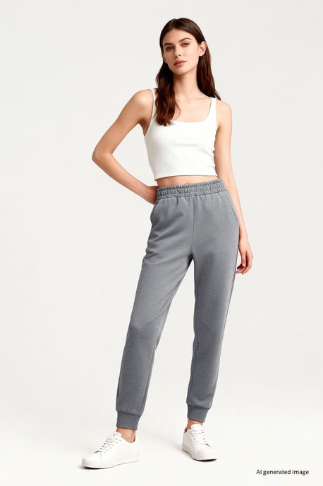 Damen Baumwollmischung Sweatpants - Image 3