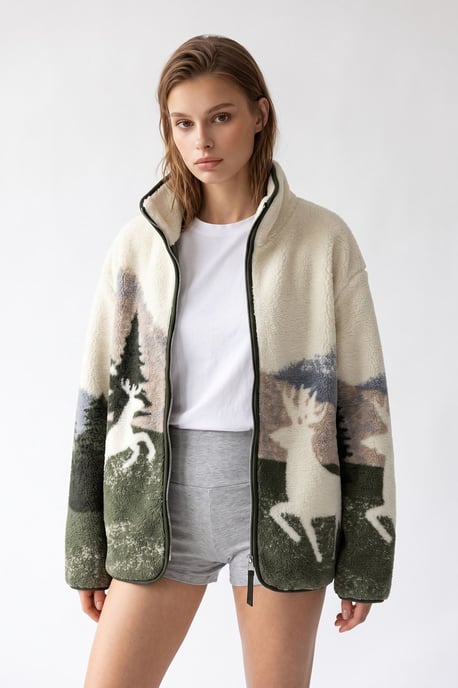 Damen Baumwollmix Sweatshirt - Image 1