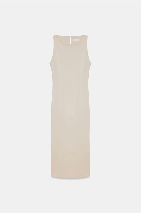 Ärmelloses Midi Bodycon Kleid mit Schlitz - Image 5