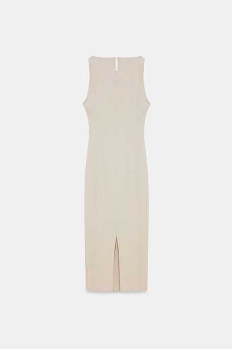 Ärmelloses Midi Bodycon Kleid mit Schlitz - Image 6