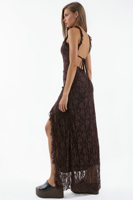 Spitzen-Midi-Kleid - Image 2