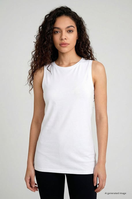 Damen Baumwoll-Elastan Aktivtop - Image 3