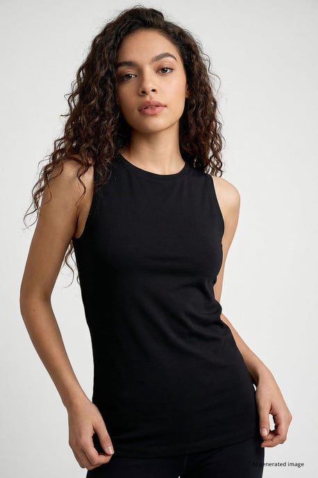 Damen Baumwoll-Elastan Aktivtop - Image 3