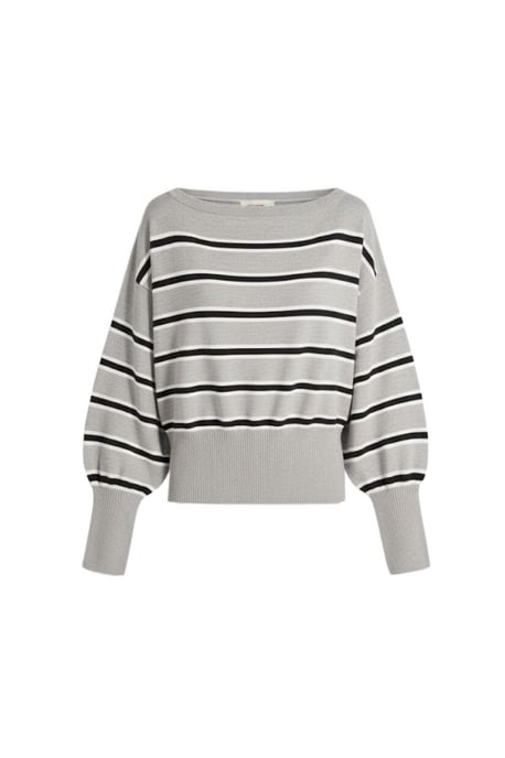 Rippenshirt mit Bootsausschnitt - Image 1