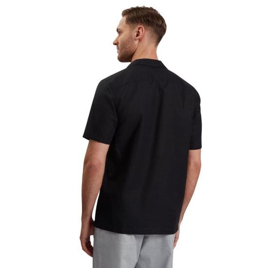 Ted Baker Hemd, Regular Fit, Schwarz, Doppeltasche - Image 2