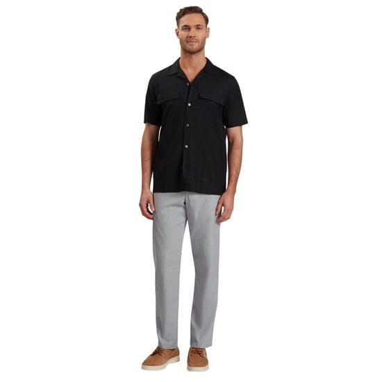 Ted Baker Hemd, Regular Fit, Schwarz, Doppeltasche - Image 4