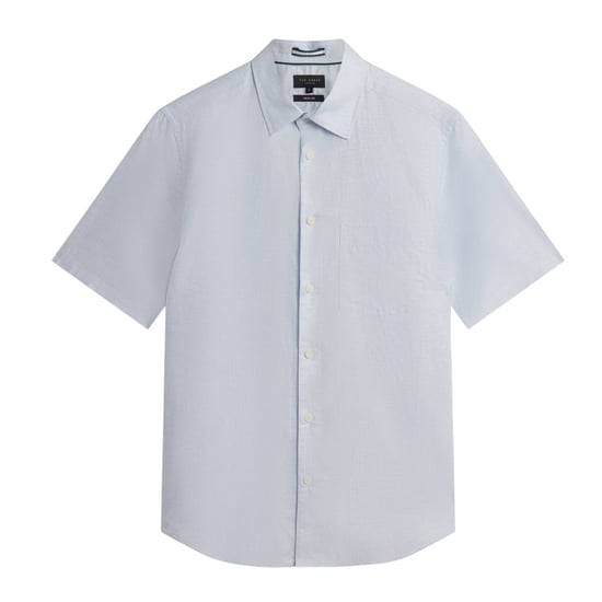 Ted Baker Palomas Hellblaues Leinenhemd - Image 1