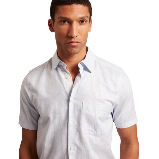 Ted Baker Palomas Hellblaues Leinenhemd - Image 6