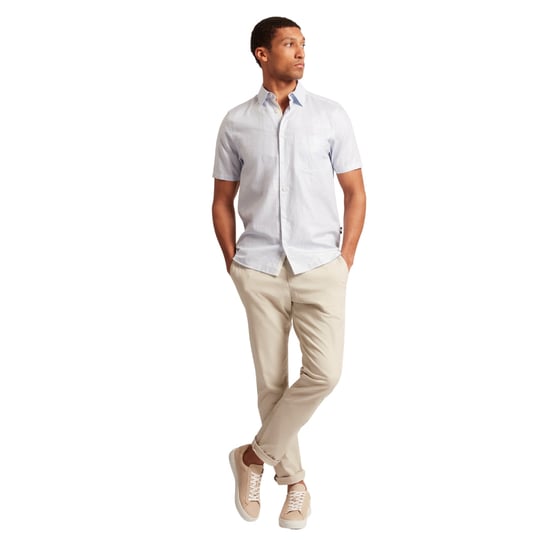 Ted Baker Palomas Leinenhemd In Hellblau - Image 4