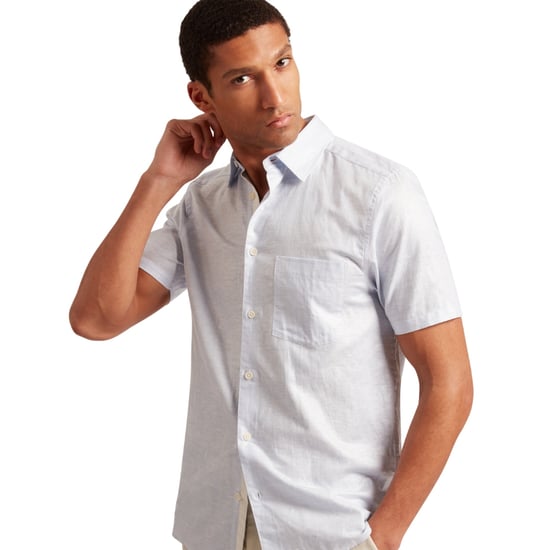 Ted Baker Palomas Leinenhemd In Hellblau - Image 6