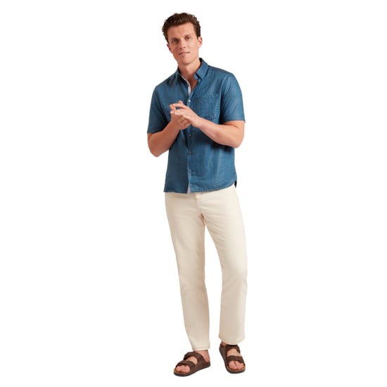 Ted Baker Palomas Leinenhemd In Marineblau - Image 3