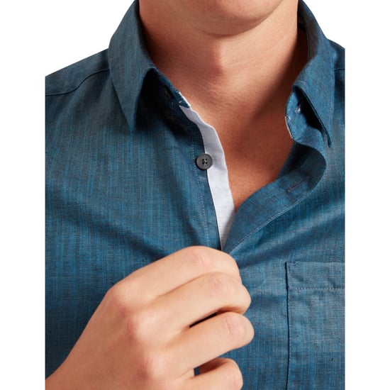 Ted Baker Palomas Leinenhemd In Marineblau - Image 4
