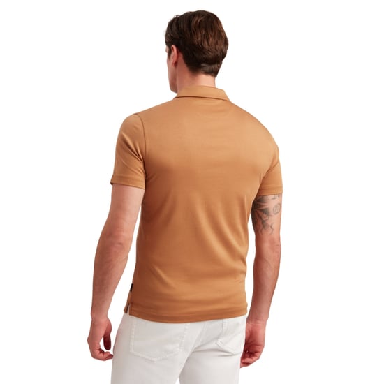 Ted Baker Zeiter Slim Soft Touch Braunes Polohemd - Image 5