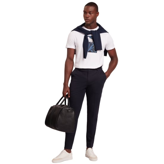 Ted Baker Justino Box Print Weißes Grafik-t-shirt - Image 4