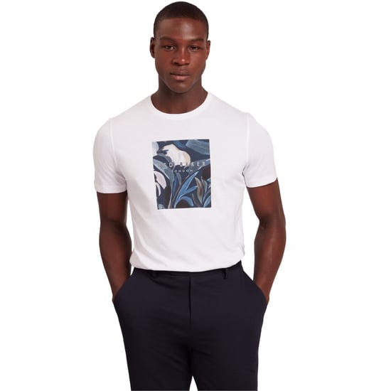 Ted Baker Justino Box Print Weißes Grafik-t-shirt - Image 6