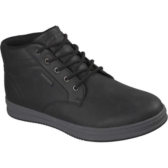 Skechers Palmiro Wallace Herren schwarze Stiefeletten - Image 1