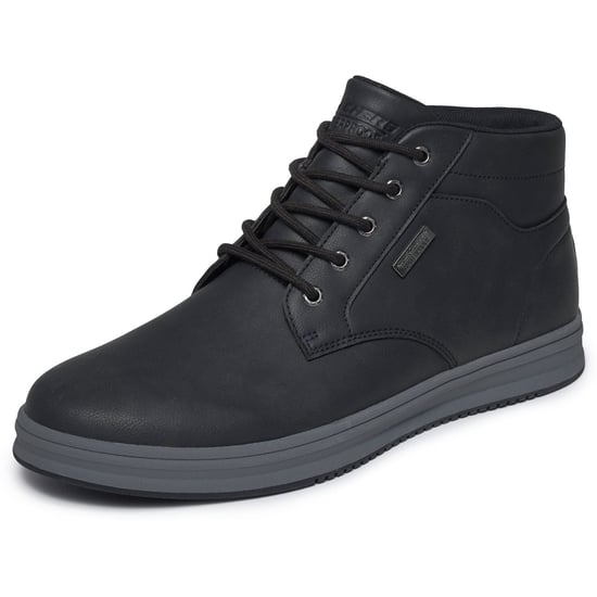 Skechers Palmiro Wallace Herren schwarze Stiefeletten - Image 5