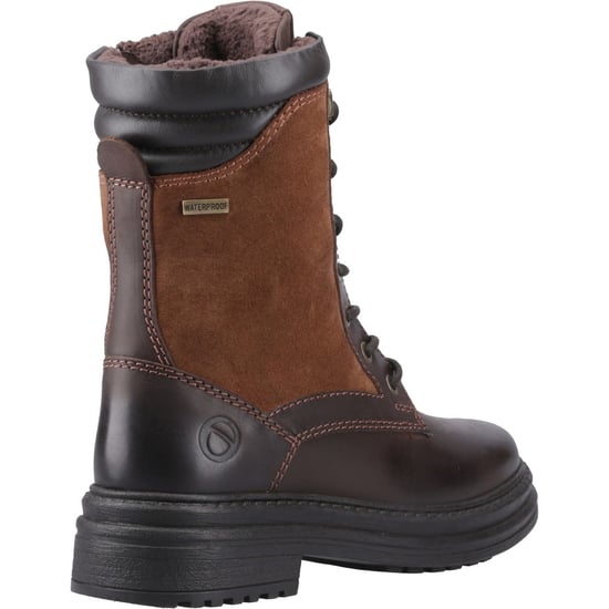 Cotswold Lacock Leder Frauen Braune Stiefel - Image 2