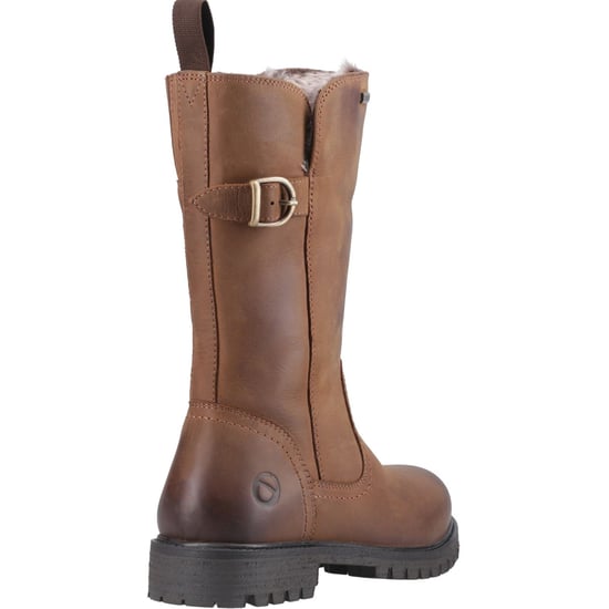 Cotswold Winchcombe Leder Damen Tan Boots - Image 2
