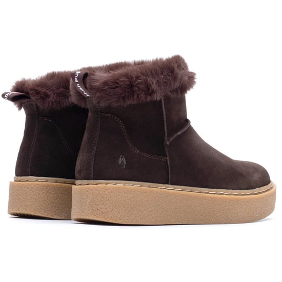 Hush Puppies Becca Wildleder Damen Schokoladen Winter-Stiefeletten - Image 2
