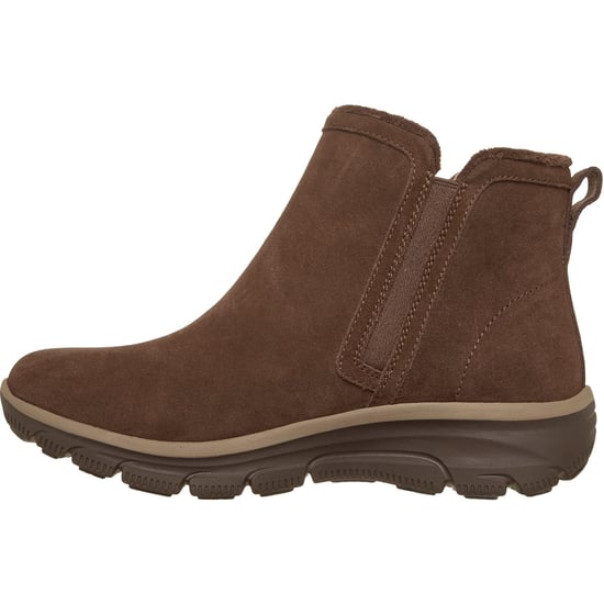 Skechers Easy Going Urban Zip Leder Stiefel für Frauen in Chocolate - Image 4