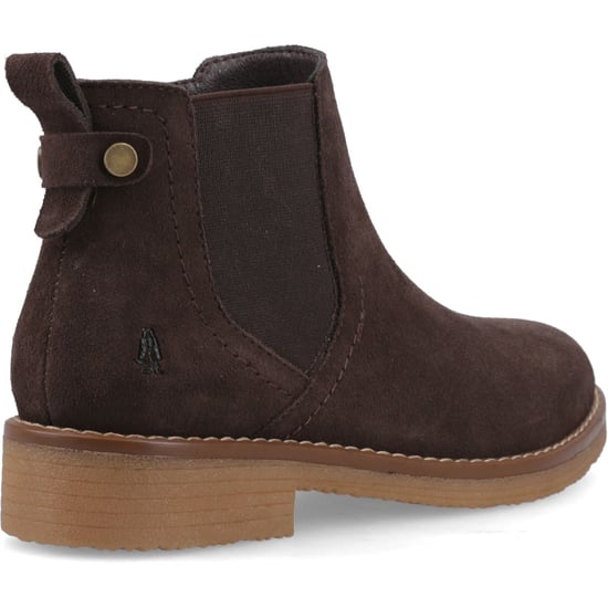 Hush Puppies Maddy Wildleder Damen Schokoladenweite Stiefel - Image 2