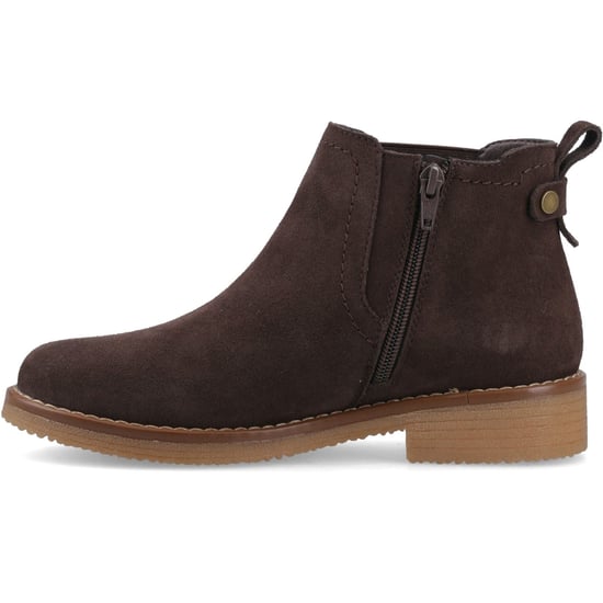 Hush Puppies Maddy Wildleder Damen Schokoladenweite Stiefel - Image 4