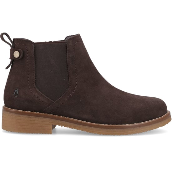 Hush Puppies Maddy Wildleder Damen Schokoladenweite Stiefel - Image 5