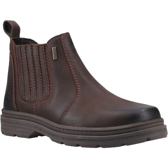 Cotswold Bisley Leder Herren Braun Chelsea Boots - Image 1