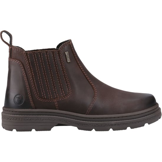Cotswold Bisley Leder Herren Braun Chelsea Boots - Image 5