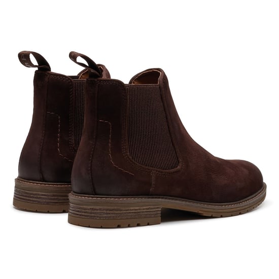 Hush Puppies Russell Leder Herren Dunkelbraune Stiefeletten - Image 2