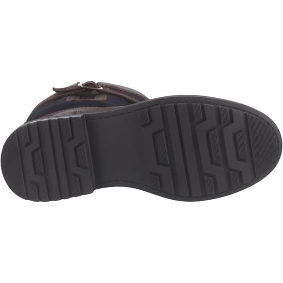 Cotswold Broadwell Leder Damenstiefel Braun/Navy - Image 3