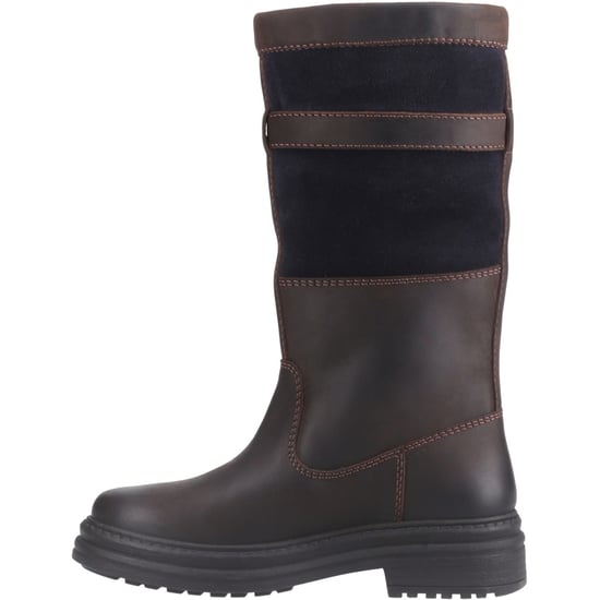 Cotswold Broadwell Leder Damenstiefel Braun/Navy - Image 4