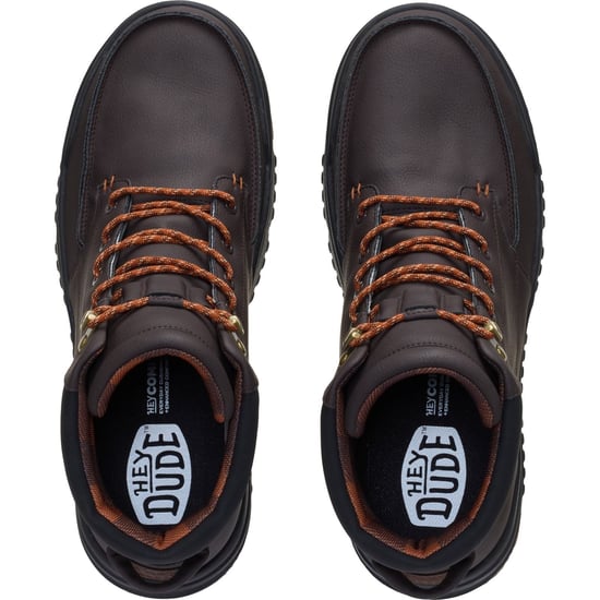 HEYDUDE Bradley II Klassische Polyurethan Herren Schokoladen Torte/Multi Stiefeletten - Image 5