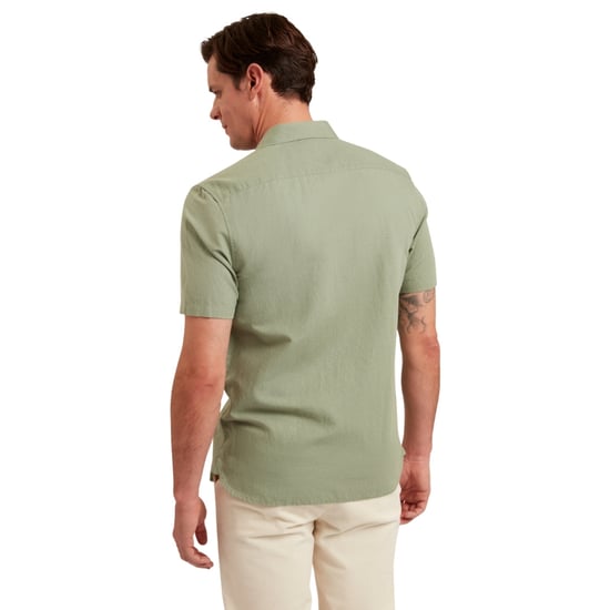Ted Baker Zefre Regular Grünes Leinenhemd - Image 2